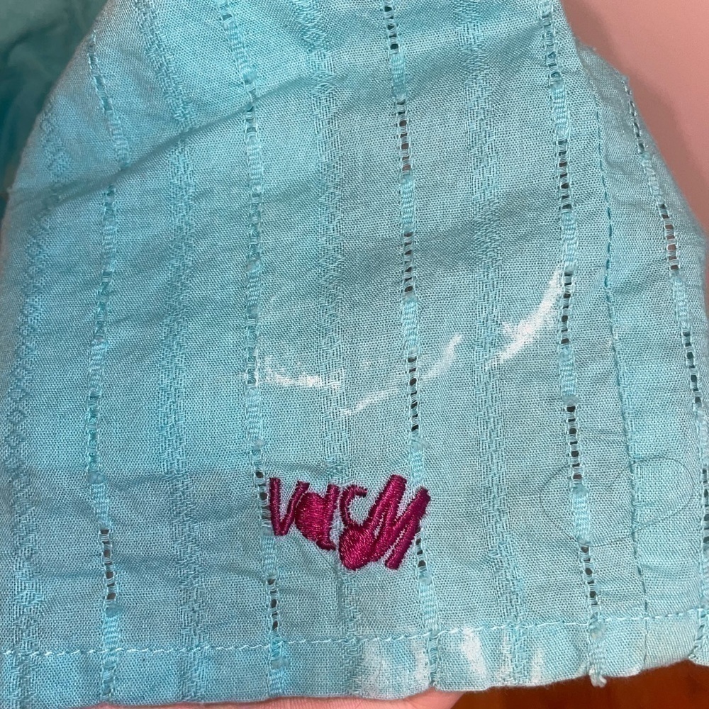 VOLCO blue flare mini dress - Picture 6 of 9